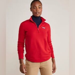 Red Vineyard Vines Quarter-Zip Pullover